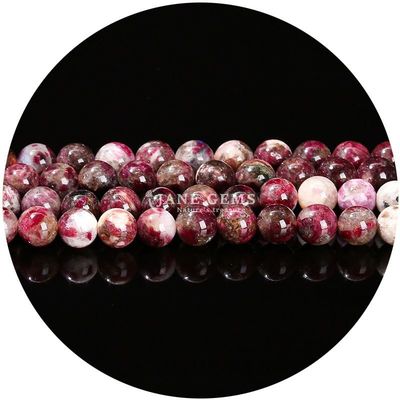 Nhập số bán buôn tự nhiên 2A hoa thông Tourmaline vòng lỏng hạt Moonstone Fluorite Sunstone hạt cách xa cho đồ trang sức