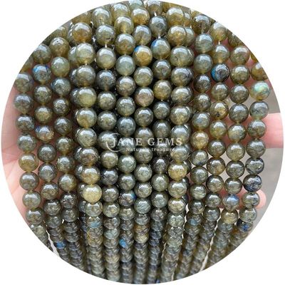 Hàng hóa bán buôn tự nhiên 2A Tourmaline vòng lỏng hạt Moonstone lỏng đá hạt Rainbow Fluorite hạt spacers cho đồ trang sức