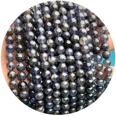 Hàng hóa bán buôn tự nhiên 2A Tourmaline vòng lỏng hạt Moonstone lỏng đá hạt Rainbow Fluorite hạt spacers cho đồ trang sức