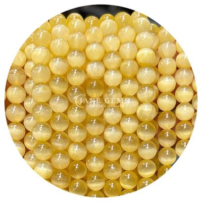 Nhập khẩu kim loại thiên nhiên vòng lỏng hạt 8mm Blue Gypsum lỏng hạt vòng Hematite hạt spacers cho đồ trang sức làm