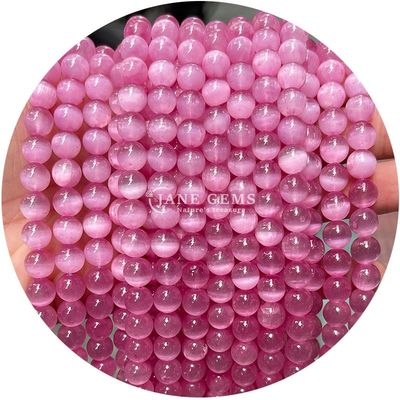 Nhập khẩu kim loại thiên nhiên vòng lỏng hạt 8mm Blue Gypsum lỏng hạt vòng Hematite hạt spacers cho đồ trang sức làm