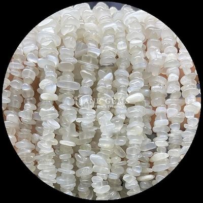 Moonstone Tourmaline Gems Bead Natural Crystal hình dạng không đều Chip đá sỏi Loose Bead Strands cho vòng đeo tay