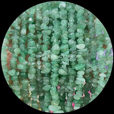 Green Aventurine Gems Bead Crystal tự nhiên hình dạng không đều chip đá sỏi lỏng Bead Strands cho vòng tay