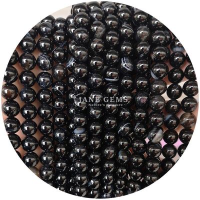 Nhập khẩu kim loại thiên nhiên vòng lỏng hạt 8mm Blue Gypsum lỏng hạt vòng Hematite hạt spacers cho đồ trang sức làm