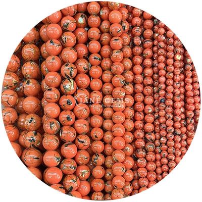 Nhập khẩu kim cương tự nhiên Vòng đúc lỏng 8mm nhiều màu dải Agate đúc lỏng Vòng đúc lỏng Trình phân cách đồ trang sức