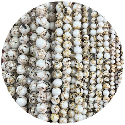 Nhập khẩu kim cương tự nhiên Vòng đúc lỏng 8mm nhiều màu dải Agate đúc lỏng Vòng đúc lỏng Trình phân cách đồ trang sức