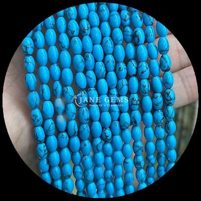 Tiger's Eye vàng Aventurine Gem Bead dạng gạo tinh thể tự nhiên đá lỏng Bead Strands cho vòng tay