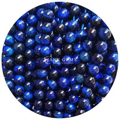 Nhập khẩu kim loại đá tự nhiên vòng lỏng hạt 8mm Tiger Eye lỏng hạt hoa hồng đỏ Tiger Eye vòng hạt spacers cho đồ trang sức