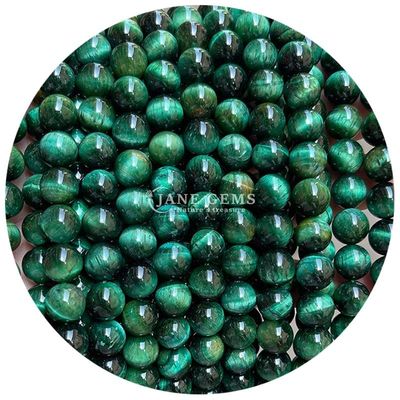 Nhập khẩu kim loại đá tự nhiên vòng lỏng hạt 8mm Tiger Eye lỏng hạt hoa hồng đỏ Tiger Eye vòng hạt spacers cho đồ trang sức