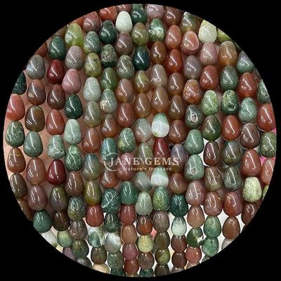Lapis Lazuli Green Aventurine Gem Bead Đá tinh thể nước tự nhiên Giọt hình dạng đá Vòng hạt lỏng cho vòng đeo tay