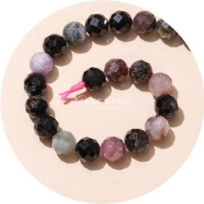 Hàng hóa bán buôn Đá quý tự nhiên đích thực hạt lỏng mặt kính lỏng mặt kính Rose Quartz đá hạt cho thủ công