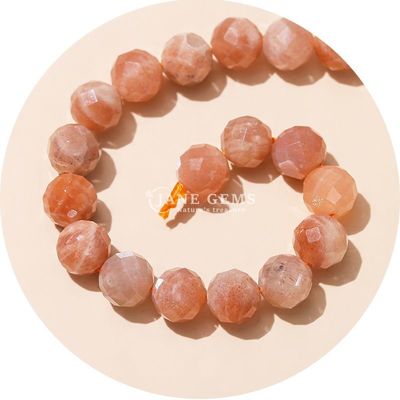 Hàng hóa bán buôn Đá quý tự nhiên đích thực hạt lỏng mặt kính lỏng mặt kính Rose Quartz đá hạt cho thủ công
