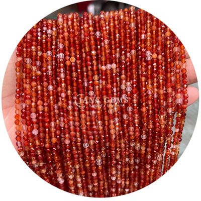 Nhập khẩu bán lẻ đá quý bán quý hạt mặt mặt mặt đá lỏng phụ kiện hạt Rose Quartz Bead Spacer cho đồ trang sức