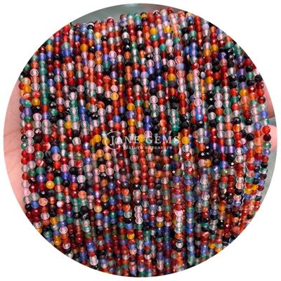 Đá quý bán lẻ đá quý mặt mặt mặt lỏng Amethyst Bead Accessories Bead Spacer cho đồ trang sức