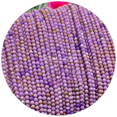 Đá quý bán lẻ đá quý mặt mặt mặt lỏng Amethyst Bead Accessories Bead Spacer cho đồ trang sức