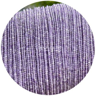 Đá quý bán lẻ đá quý mặt mặt mặt lỏng Amethyst Bead Accessories Bead Spacer cho đồ trang sức