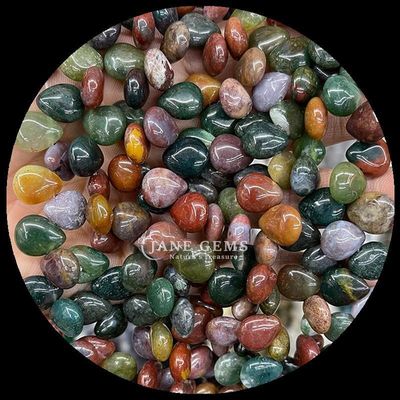 Ấn Độ Agate Topaz Gem Bead tự nhiên tinh thể nước giọt hình dạng đá lỏng Bead sợi dây đeo
