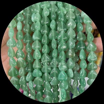 Rose Quartz Carnelian Gem Bead Crystal tự nhiên hình trái tim đá Loose Bead Strands cho vòng tay
