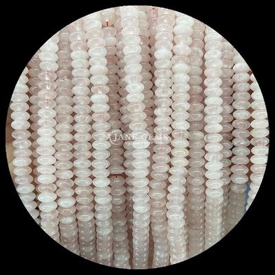 Pink Aventurine Green Aventurine Gem Bead Natural Crystal UFO Shape Stone Loose Bead Strands cho vòng đeo tay