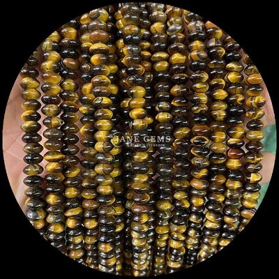 Pink Aventurine Green Aventurine Gem Bead Natural Crystal UFO Shape Stone Loose Bead Strands cho vòng đeo tay