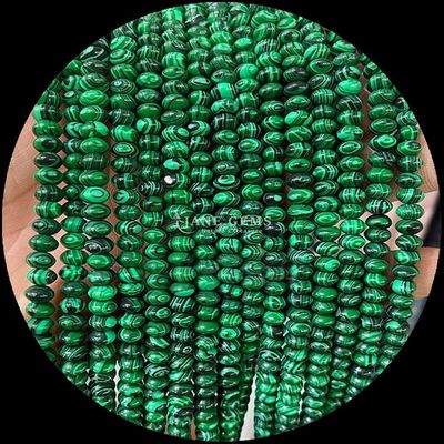 Pink Aventurine Green Aventurine Gem Bead Natural Crystal UFO Shape Stone Loose Bead Strands cho vòng đeo tay