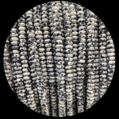 Sodalite Picture Stone Gem Bead Natural Crystal UFO Shape Stone Loose Bead Strands cho vòng đeo tay