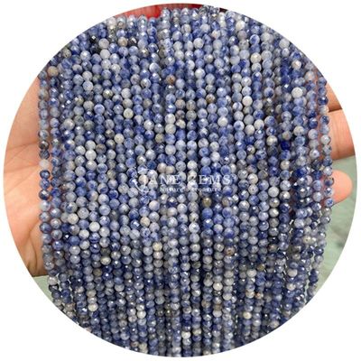 Đá quý vòng mặt cắt hạt đá tự nhiên Strand Quartz cho làm đồ trang sức thủ công