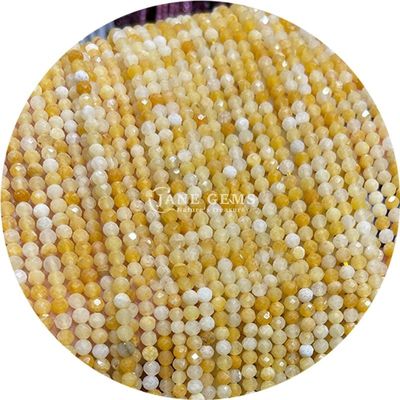 Vàng đá tự nhiên mặt lỏng tinh thể bán quý để làm đồ trang sức vòng đeo cổ
