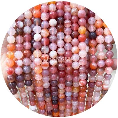Vòng tự nhiên trơn tru trộn Agate lỏng hạt đai cho đồ trang sức & thủ công DIY Makin