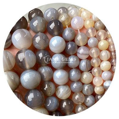 Á-ghát thiên nhiên Ngọc đá đinh trơn tròn lỏng đinh tròn cho đồ trang sức Làm tay đeo DIY