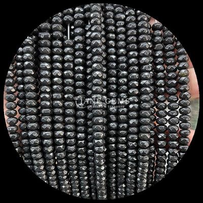 Indian Agate Green Dot Natural Gemstone Bead Strands Natural Gemstone Faceted Abacus Beads cho quà tặng tùy chỉnh