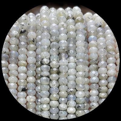 Labradorite Peridot Natural Gemstone Bead Strands Natural Gemstone Faceted Abacus Beads cho quà tặng tùy chỉnh