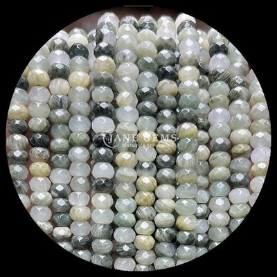 Labradorite Peridot Natural Gemstone Bead Strands Natural Gemstone Faceted Abacus Beads cho quà tặng tùy chỉnh