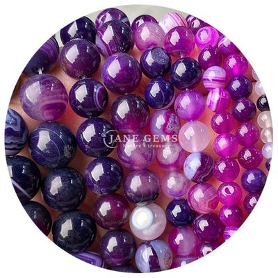 Loose Natural Stone Beads Strand Genuine Real Stone Agate Crystal Beads For DIY Jewelry Making (Thiết kế đồ trang sức tự làm)