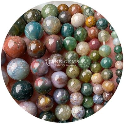 Genuine Real Agate Loose Beads Red Agate Bead Strand For Keychain/Jewelry/Crafts Making Gift (Màu hoa hồng màu đỏ)