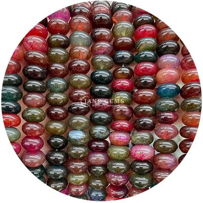 Đá tròn mềm mại tự nhiên Đá tròn lỏng Energy Healing Beads For Jewelry Making