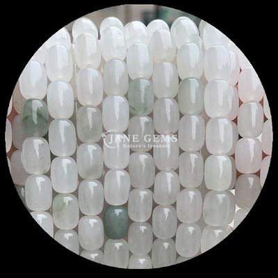 Rose Quartz Clear Quartz Natural Gemstone Bead Strands Natural Gemstone Barrel Shape Beads cho quà tặng tùy chỉnh