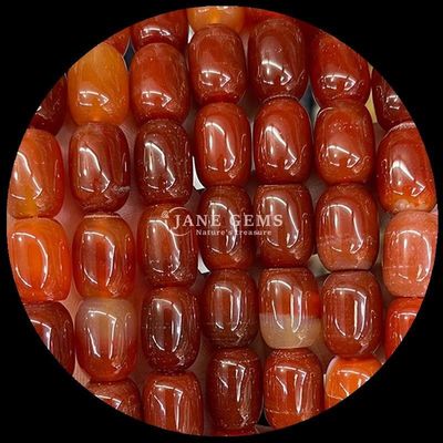 Rose Quartz Clear Quartz Natural Gemstone Bead Strands Natural Gemstone Barrel Shape Beads cho quà tặng tùy chỉnh