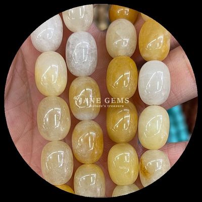 Gems Bead Howlite Opalite Natural Crystal Gemstone Barrel Shape Loose Bead Strands để làm đồ trang sức