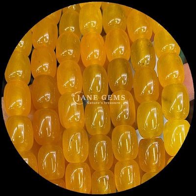 Ngọc quý Bead Dalmatian Jasper Natural Crystal Gemstone Barrel Shape Loose Bead Strands để làm đồ trang sức
