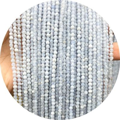 Khả năng chữa bệnh Semi-đá quý Đá tròn mịn mỏng đinh lỏng Zebra Jasper Natural Beads Strands For DIY