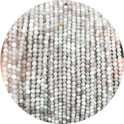 Khả năng chữa bệnh Semi-đá quý Đá tròn mịn mỏng đinh lỏng Zebra Jasper Natural Beads Strands For DIY