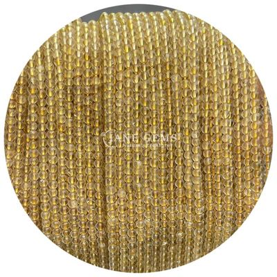 Semi-đá quý Citrine Tourmaline chữa bệnh lỏng vòng hạt dây cho sinh nhật làm quà