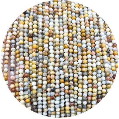 Semi-đá quý Citrine Tourmaline chữa bệnh lỏng vòng hạt dây cho sinh nhật làm quà