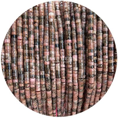 Đá đá quý bán quý tự nhiên Đá đỏ Jasper Lemon Jade Loose Strand Beads Cho làm đồ trang sức