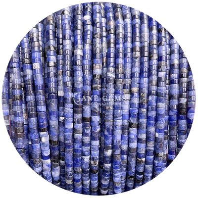 Natural Lapis Lazuli Sodalite Stone Beads Hình dạng góc phải Crystal Loose Beads Để làm đồ trang sức