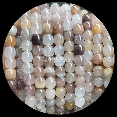 Ngọc quý Bead Green Aventurine Violet Stone Natural Crystal Gemstone Apple Shape Loose Bead Strands để làm đồ trang sức