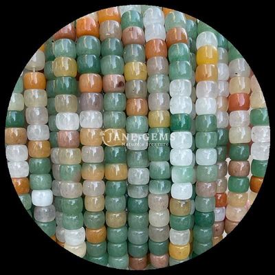 Ngọc quý Bead Green Aventurine Violet Stone Natural Crystal Gemstone Apple Shape Loose Bead Strands để làm đồ trang sức