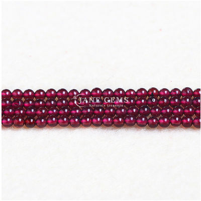Natural Stone Beads Loose Stone Beads Crystal Garnet Đỏ Jasper Đen Agate Beads Để làm đồ trang sức