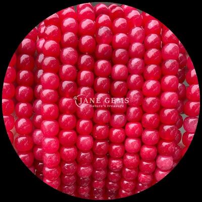 Ngọc quý Bead Rose Quartz Ice Green Jade Natural Crystal Gemstone Apple Shape Loose Bead Strands để làm đồ trang sức